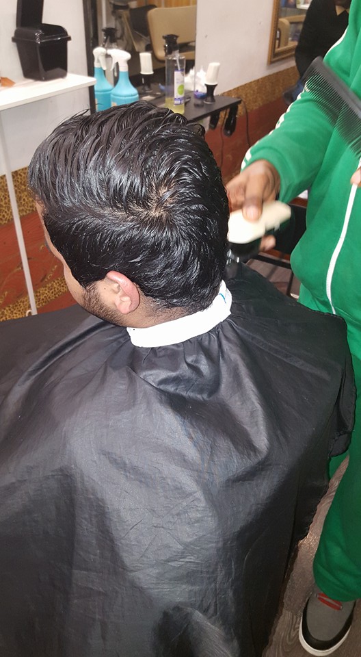 Finishing touches after the cut