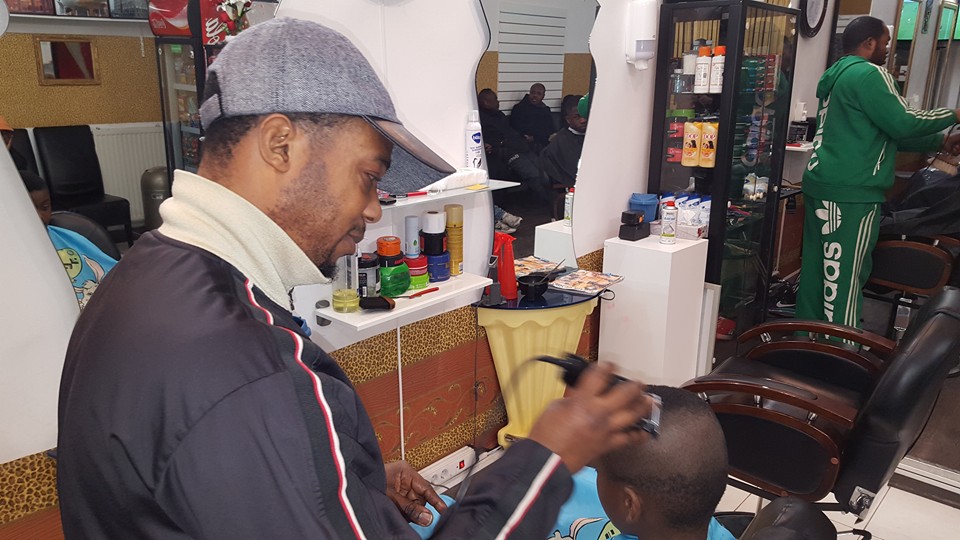 Felly at work in the salon